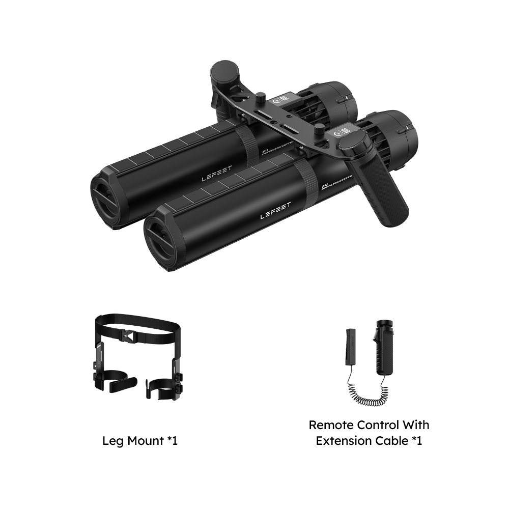 LEFEET P1 XR Dual Unit Leg Mount Bundle