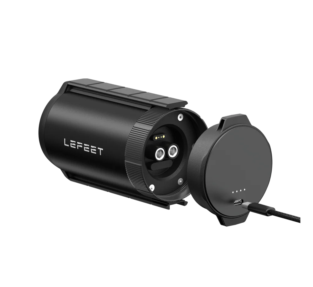 LEFEET battery and charging equipment prepared for travel